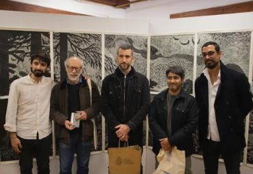 Artista español David Artiagoitía ofreció charla magistral en el Instituto de Arte