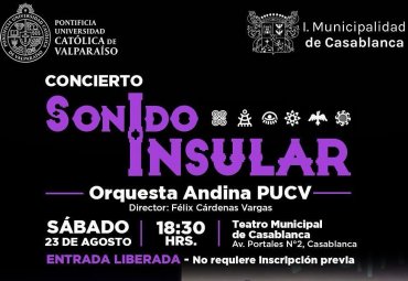Orquesta Andina se presentará en Casablanca con "Sonido Insular"