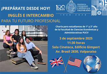 Charla “Vivir el intercambio: experiencias que inspiran tu futuro”