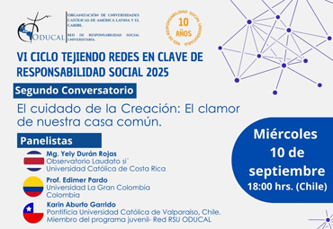 Segundo conversatorio de Tejiendo Redes en Clave de Responsabilidad Social 2025