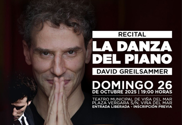 Pianista suizo David Greilsammer en Teatro Municipal de Viña del Mar