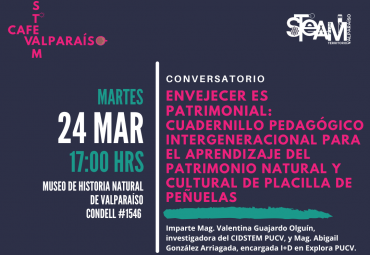 Nuevo conversatorio del Café STEAM Valparaíso