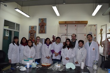 Profesores de enseñanza media y básica asistieron a curso de estructuras humanas en latex y caucho silicona
