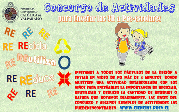 Concurso de Actividades para Enseñar las 3Rs a Pre-Escolares