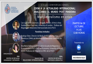 Ciclo de conversaciones "Zoom a la actualidad internacional" - 12.00 horas