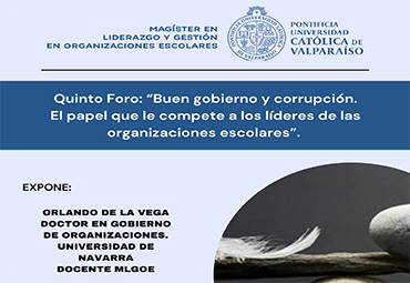 Quinto foro: “Buen gobierno y corrupción"