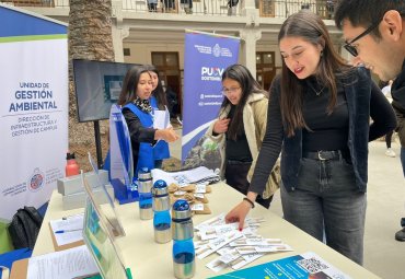 Católica de Valparaíso incentiva el reciclaje entre sus estudiantes