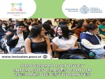 Programa PAT PUCV inicia sus clases con un 25% más de estudiantes
