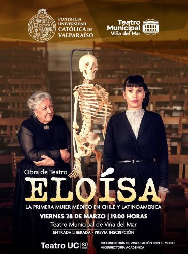 Obra de teatro "Eloísa" se presentará en Viña del Mar en el marco del Mes de la Mujer