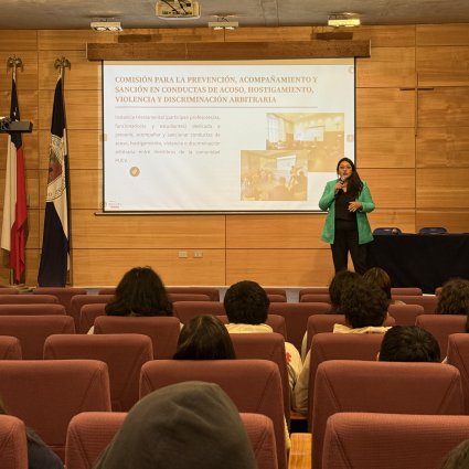 Comisión CAHVDA realiza charla informativa en el Instituto de Física PUCV