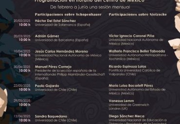 Profesor del Instituto de Filosofía PUCV participa en el II Seminario Internacional “Schopenhauer y Nietzsche” organizado por la UAEMéx