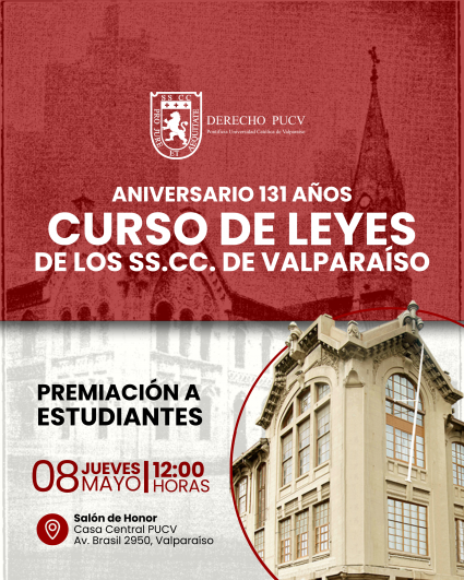 Aniversario 131 años Derecho PUCV