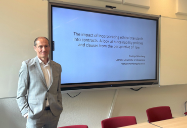 Profesor Rodrigo Momberg dictó un seminario en la Facultad de Derecho de la Universidad de Maastricht, Países Bajos