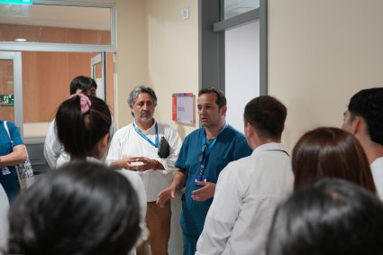 Estudiantes de Kinesiología de la PUCV visitan el Hospital San José de Casablanca