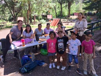 Piscicultura Río Blanco recibe a la Escuela Básica Río Blanco en el inicio de su 96° aniversario